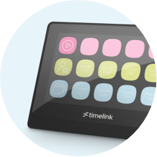 Kleines Vorschau-Bild des timelink Panels in der Farbvariante schwarz.